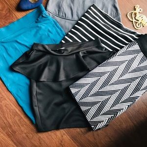 Pencil skirt & mini skirt bundle (Large)